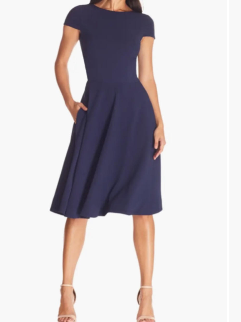 Dress the Population LIVIA Fit & Flare Dress Size: L